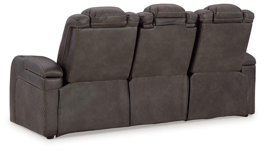 Fyne-Dyme Power Reclining Sofa - MR ZEE FURNITURE