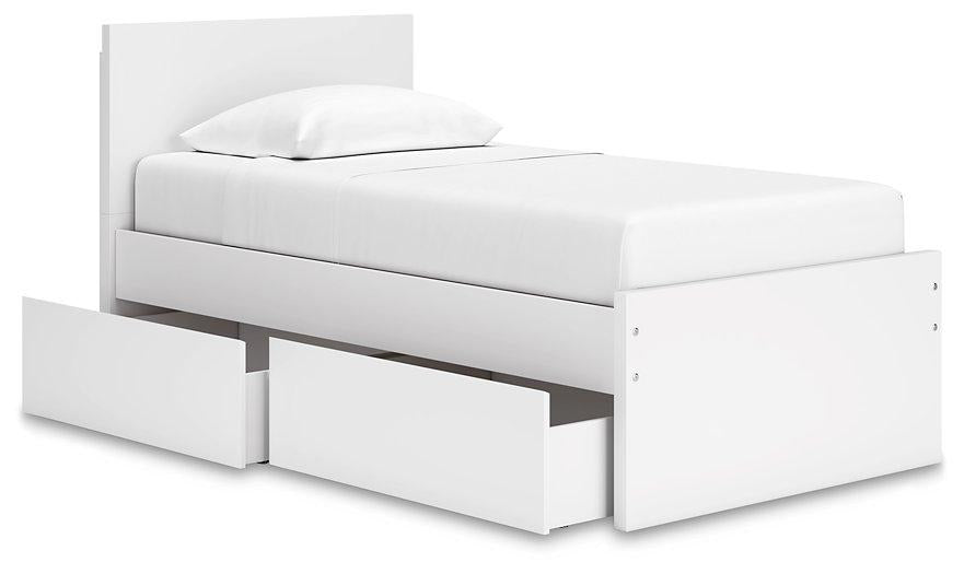 Onita Panel Bed with 1 Side Storage - MR ZEE FURNITURE