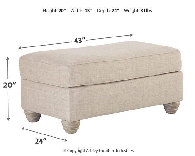 Traemore Ottoman - MR ZEE FURNITURE