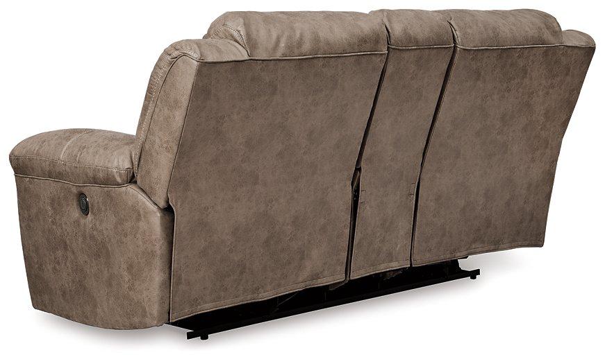 Stoneland Reclining Loveseat with Console - MR ZEE FURNITURE