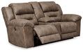 Stoneland Power Reclining Loveseat with Console - MR ZEE FURNITURE