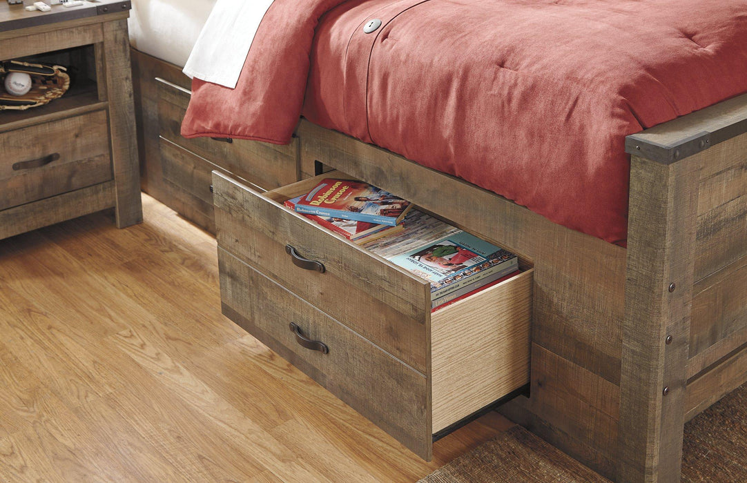 Trinell Youth Bed with 2 Storage Drawers - MR ZEE FURNITURE