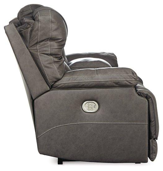 Wurstrow Power Reclining Loveseat with Console - MR ZEE FURNITURE