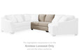 Brogan Bay 3-Piece Sectional with Cuddler - MR ZEE FURNITURE