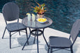 Odyssey Blue Outdoor Table and Chairs (Set of 3) - MR ZEE FURNITURE