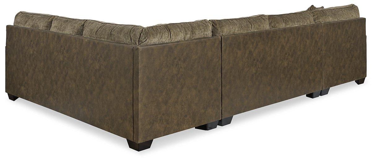 Abalone 3-Piece Sectional with Chaise - MR ZEE FURNITURE