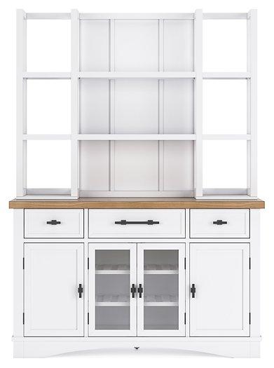 Ashbryn Dining Server and Hutch - MR ZEE FURNITURE