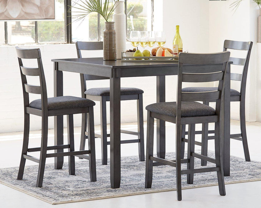 Bridson Counter Height Dining Table and Bar Stools (Set of 5) - MR ZEE FURNITURE