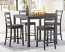 Bridson Counter Height Dining Table and Bar Stools (Set of 5) - MR ZEE FURNITURE