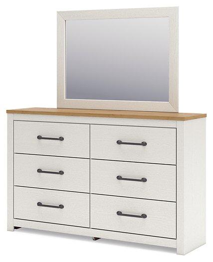 Linnocreek Dresser and Mirror - MR ZEE FURNITURE