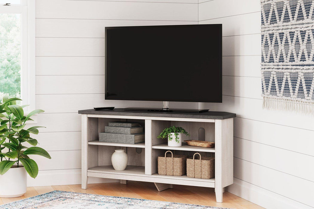 Dorrinson Corner TV Stand - MR ZEE FURNITURE