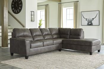 Navi 2-Piece Sectional with Chaise - MR ZEE FURNITURE