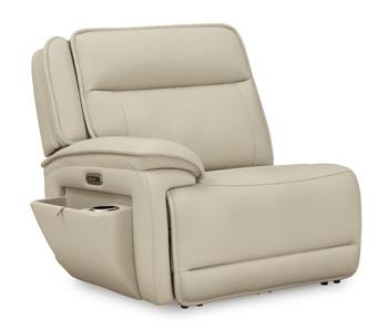 Double Deal Power Reclining Loveseat Sectional - MR ZEE FURNITURE