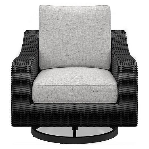 Beachcroft Outdoor Swivel Lounge with Cushion - MR ZEE FURNITURE