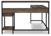 Arlenbry Home Office L-Desk with Storage - MR ZEE FURNITURE