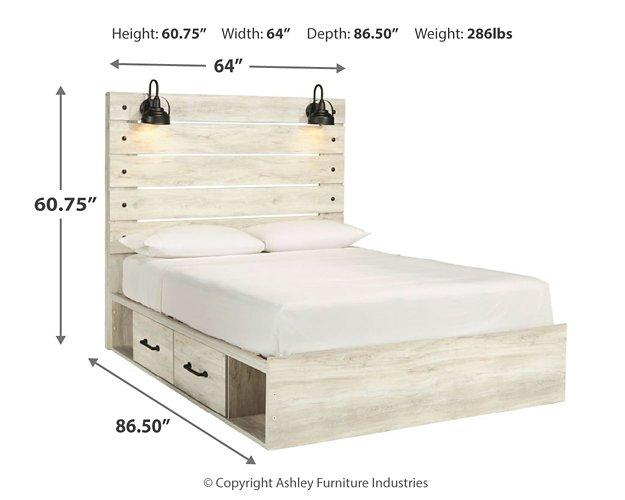 Cambeck Bed with 4 Storage Drawers - MR ZEE FURNITURE