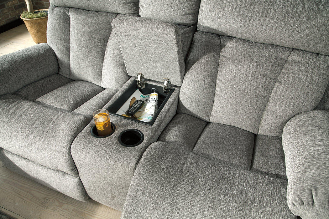 Mitchiner Reclining Loveseat with Console - MR ZEE FURNITURE