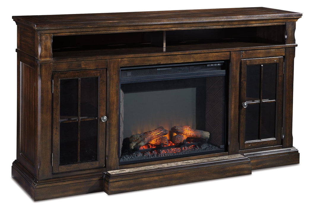 Roddinton 72" TV Stand with Electric Fireplace - MR ZEE FURNITURE