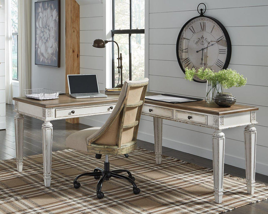 Realyn 2-Piece Home Office Lift Top Desk - MR ZEE FURNITURE