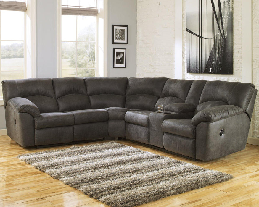 Tambo 2-Piece Reclining Sectional - MR ZEE FURNITURE