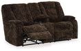 Soundwave Reclining Loveseat with Console - MR ZEE FURNITURE