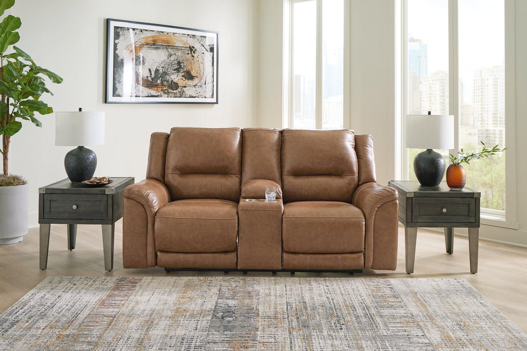 Trasimeno Power Reclining Loveseat with Console - MR ZEE FURNITURE