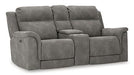 Next-Gen DuraPella Power Reclining Loveseat with Console - MR ZEE FURNITURE