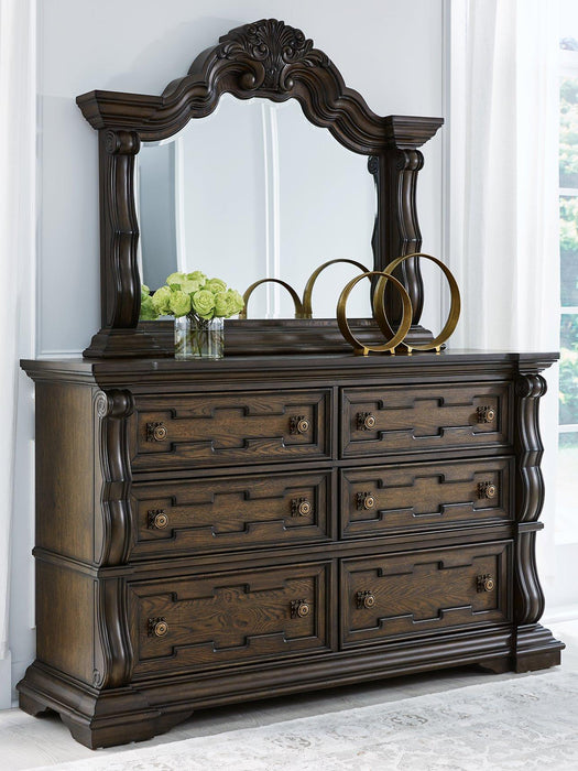 Maylee Dresser and Mirror - MR ZEE FURNITURE