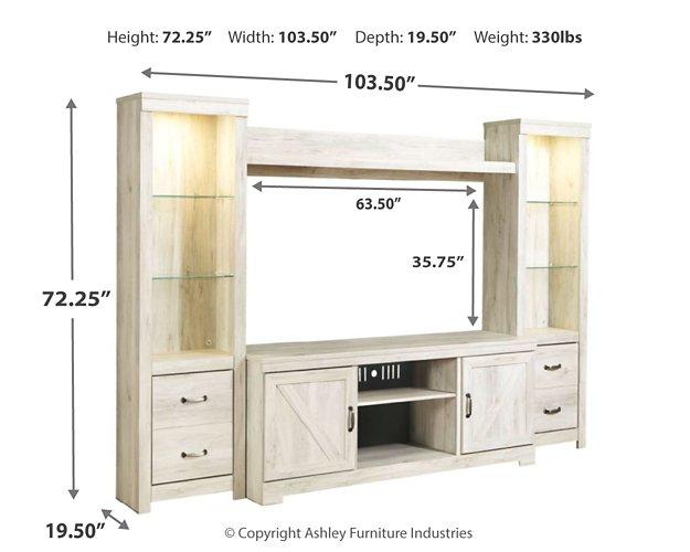 Bellaby 4-Piece Entertainment Center - MR ZEE FURNITURE