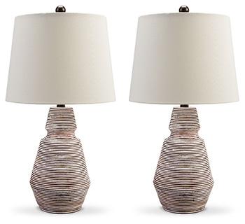 Jairburns Table Lamp (Set of 2) - MR ZEE FURNITURE