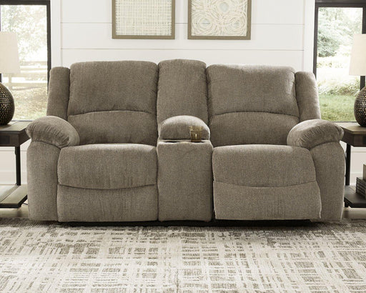 Draycoll Reclining Loveseat with Console - MR ZEE FURNITURE