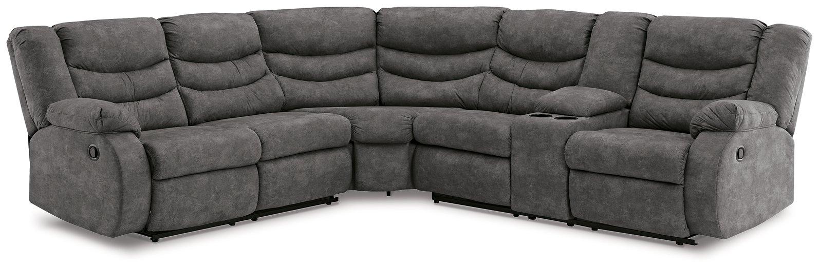 Partymate 2-Piece Reclining Sectional - MR ZEE FURNITURE