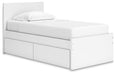 Onita Panel Bed with 1 Side Storage - MR ZEE FURNITURE