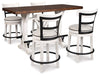 Valebeck Counter Height Dining Set - MR ZEE FURNITURE