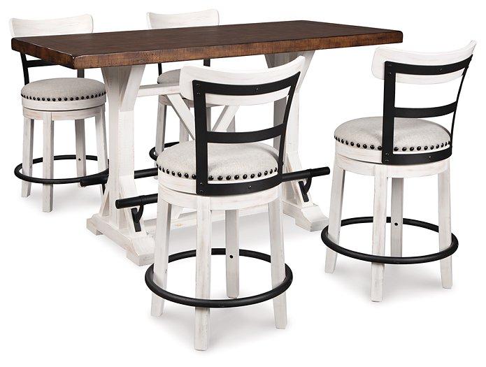 Valebeck Counter Height Dining Set - MR ZEE FURNITURE