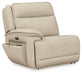 Double Deal Power Reclining Loveseat Sectional - MR ZEE FURNITURE