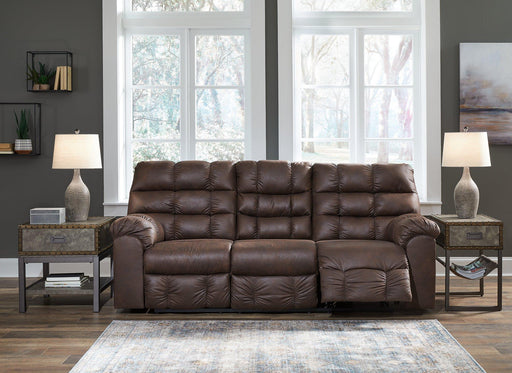 Derwin Reclining Sofa with Drop Down Table - MR ZEE FURNITURE