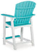 Eisely Outdoor Counter Height Bar Stool (Set of 2) - MR ZEE FURNITURE