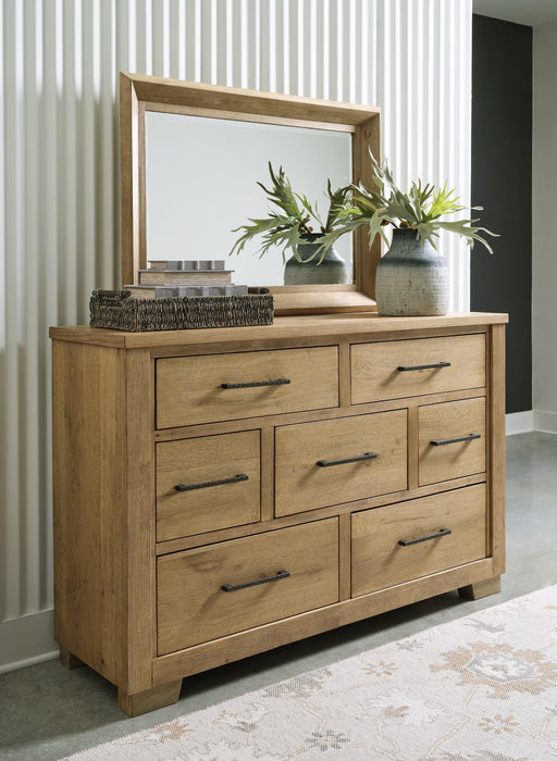 Galliden Dresser and Mirror - MR ZEE FURNITURE