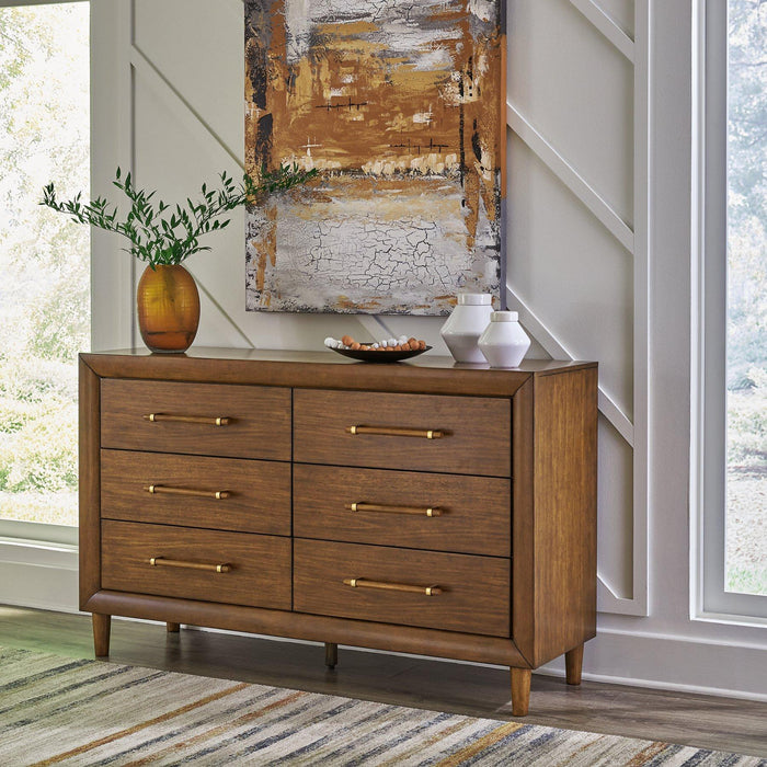 Lyncott Dresser and Mirror - MR ZEE FURNITURE