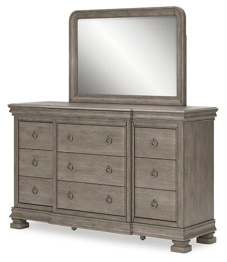 Lexorne Dresser and Mirror - MR ZEE FURNITURE