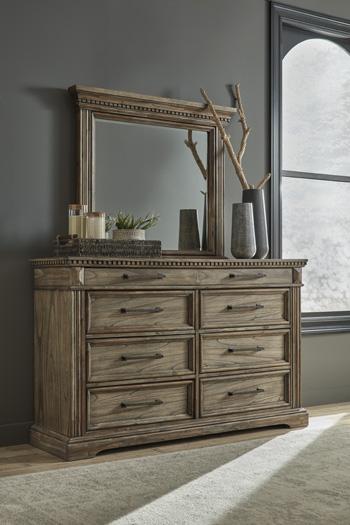 Markenburg Dresser and Mirror - MR ZEE FURNITURE