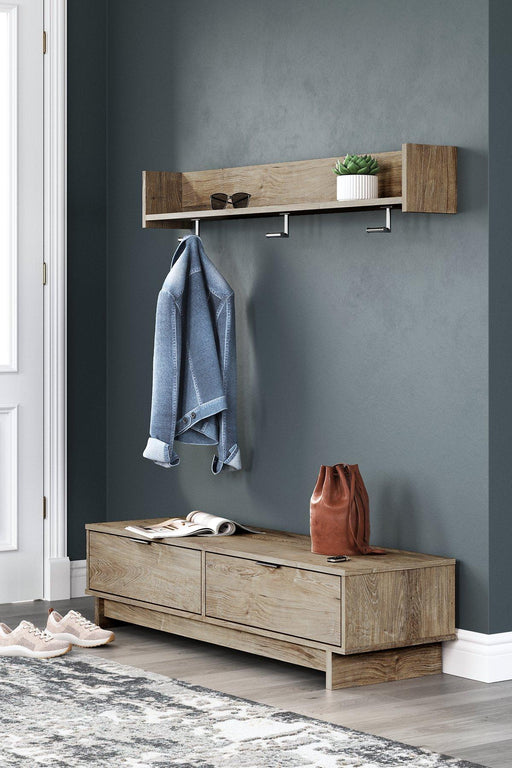 Oliah Bench with Coat Rack - MR ZEE FURNITURE