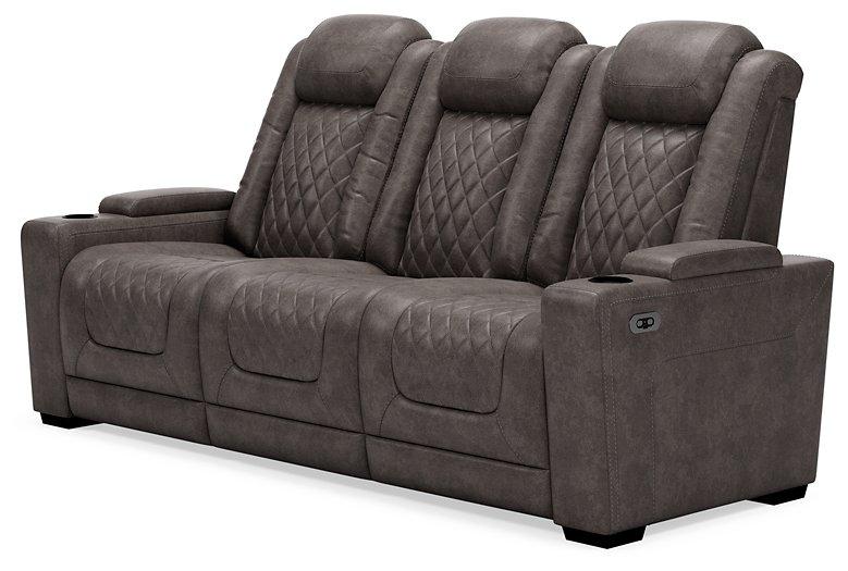 HyllMont Power Reclining Sofa - MR ZEE FURNITURE