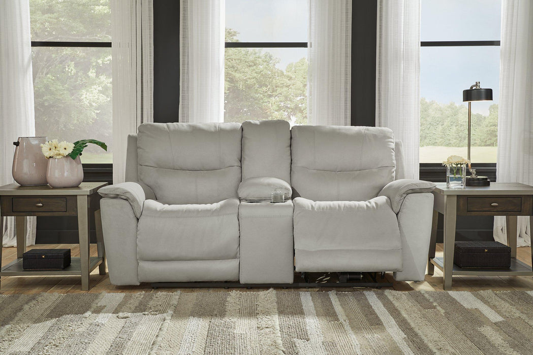 Next-Gen Gaucho Power Reclining Loveseat with Console - MR ZEE FURNITURE