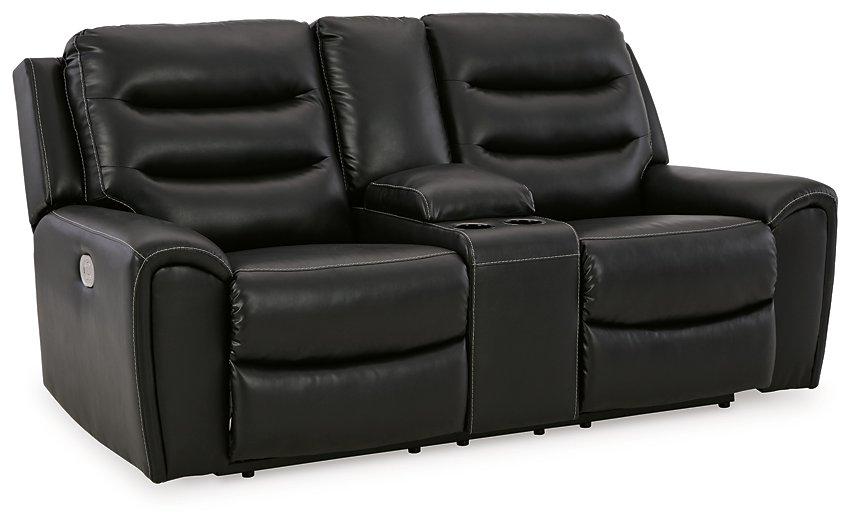 Warlin Power Reclining Loveseat with Console - MR ZEE FURNITURE