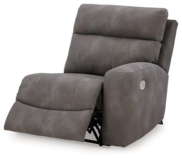 Next-Gen DuraPella Power Reclining Sectional Loveseat with Console - MR ZEE FURNITURE