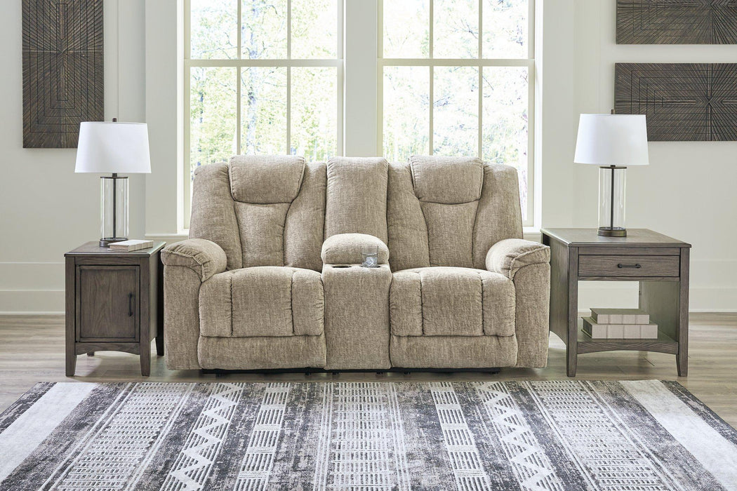 Hindmarsh Power Reclining Loveseat with Console - MR ZEE FURNITURE