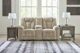 Hindmarsh Power Reclining Loveseat with Console - MR ZEE FURNITURE