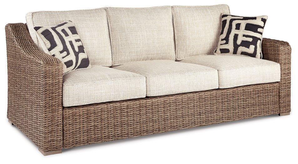 Beachcroft Outdoor Sofa, Lounge Chairs and Fire Pit - MR ZEE FURNITURE